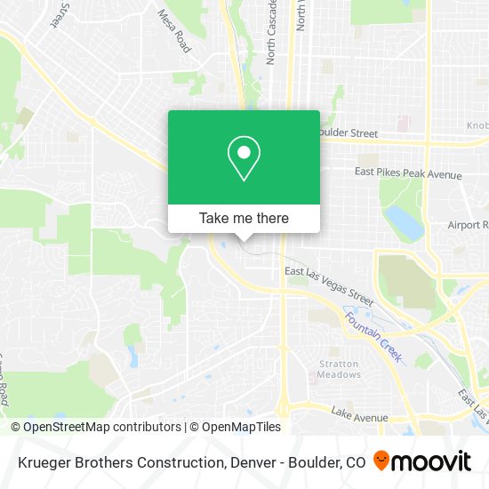 Krueger Brothers Construction map