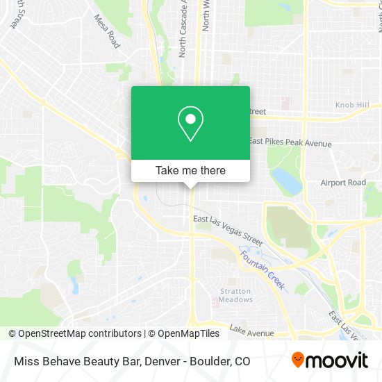 Miss Behave Beauty Bar map