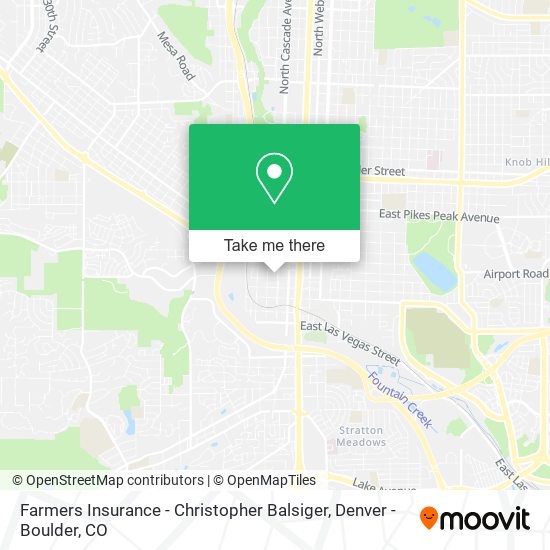 Mapa de Farmers Insurance - Christopher Balsiger