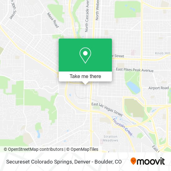 Secureset Colorado Springs map