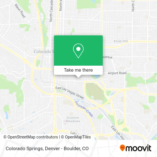 Colorado Springs map