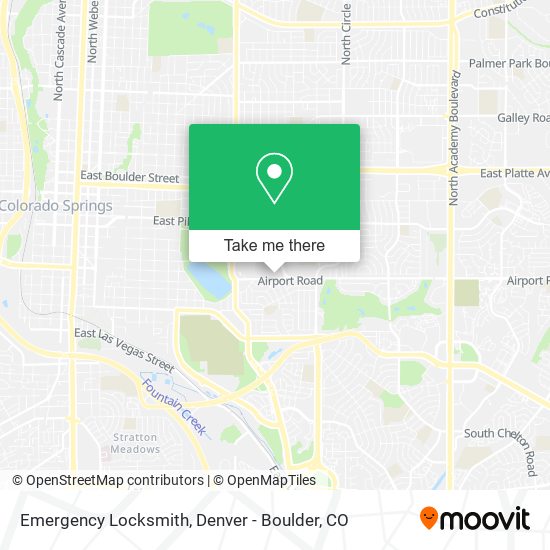 Emergency Locksmith map