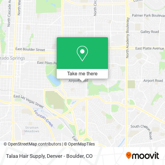 Mapa de Talaa Hair Supply