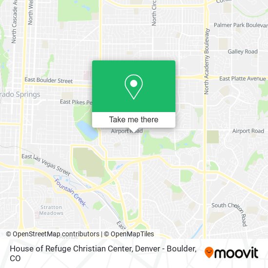 House of Refuge Christian Center map