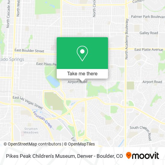 Mapa de Pikes Peak Children's Museum