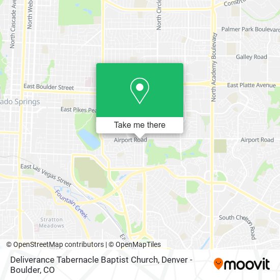 Mapa de Deliverance Tabernacle Baptist Church