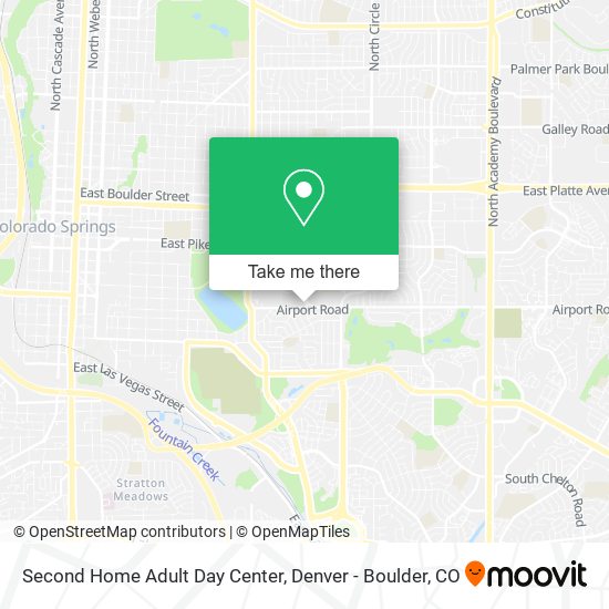 Mapa de Second Home Adult Day Center