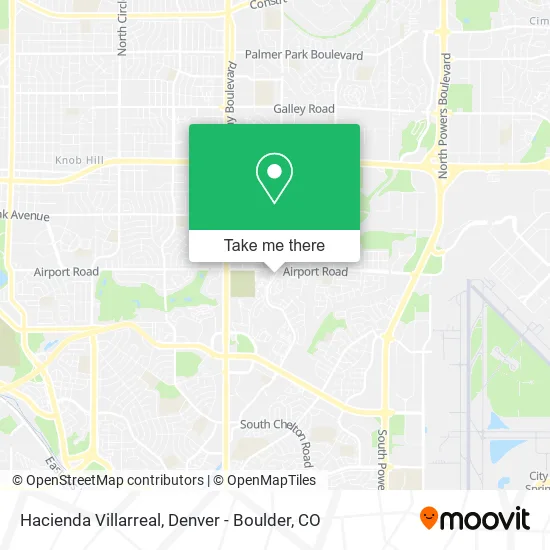 Hacienda Villarreal map