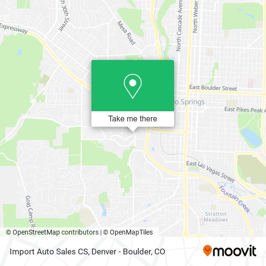 Mapa de Import Auto Sales CS