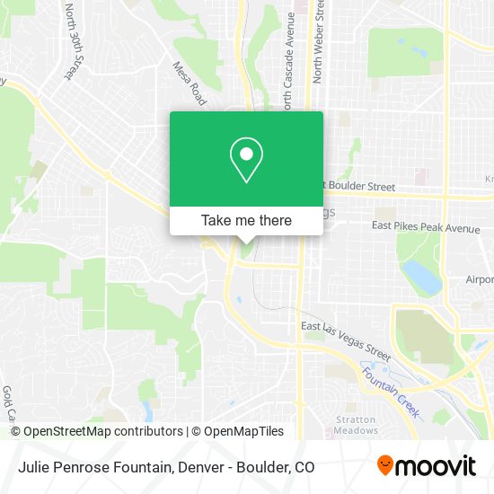 Mapa de Julie Penrose Fountain
