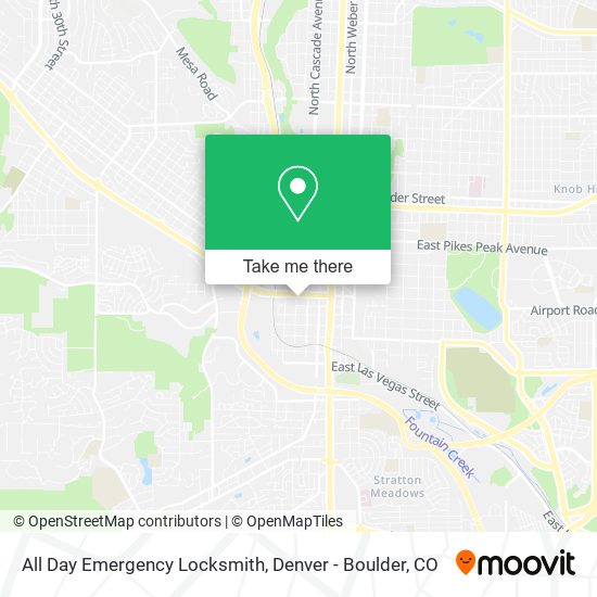 Mapa de All Day Emergency Locksmith