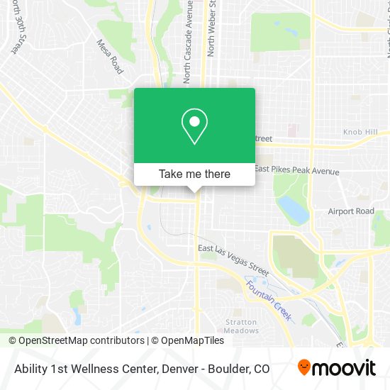 Mapa de Ability 1st Wellness Center