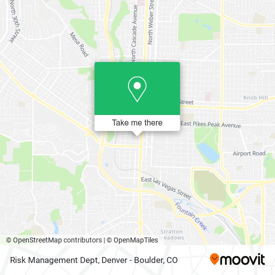 Risk Management Dept map
