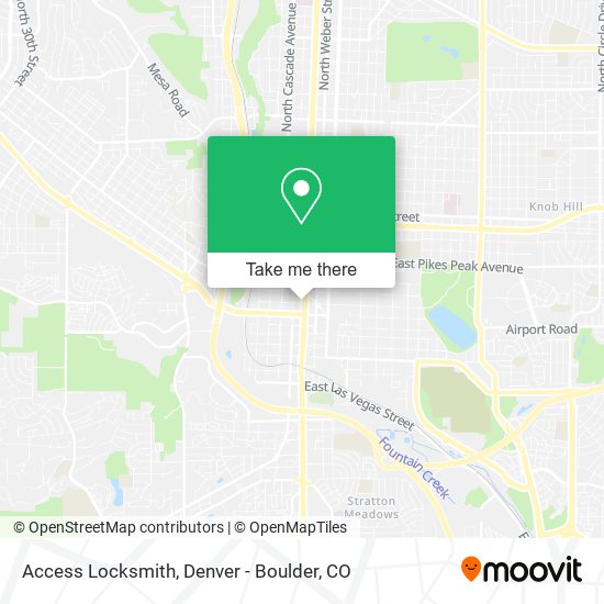 Access Locksmith map