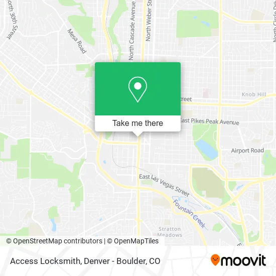Access Locksmith map