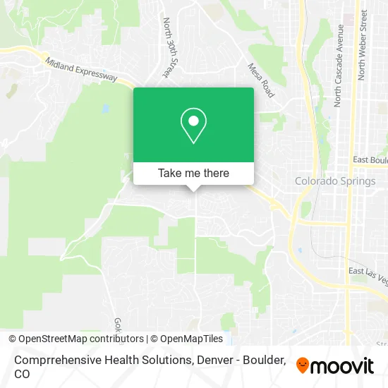 Comprrehensive Health Solutions map