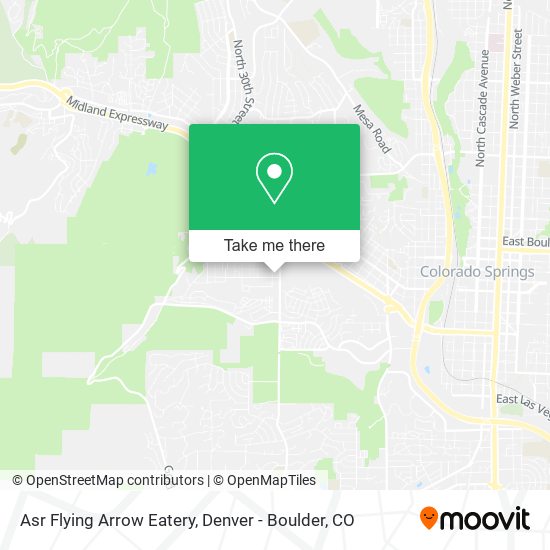 Asr Flying Arrow Eatery map
