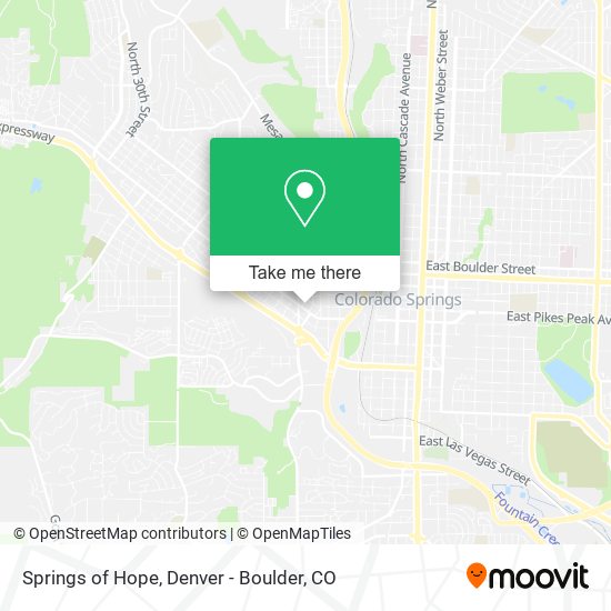 Springs of Hope map