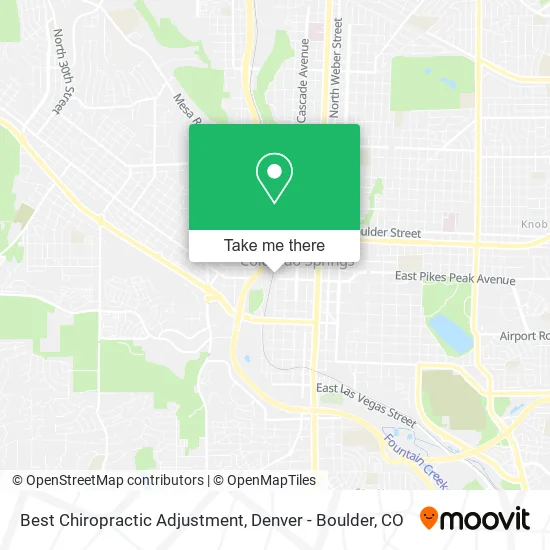 Best Chiropractic Adjustment map