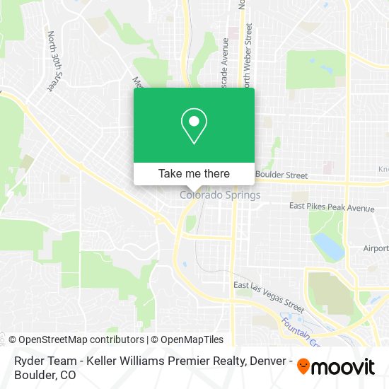 Ryder Team - Keller Williams Premier Realty map