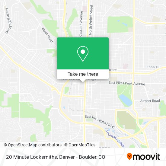 20 Minute Locksmiths map