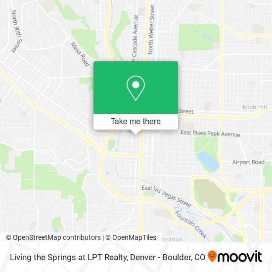 Mapa de Living the Springs at LPT Realty