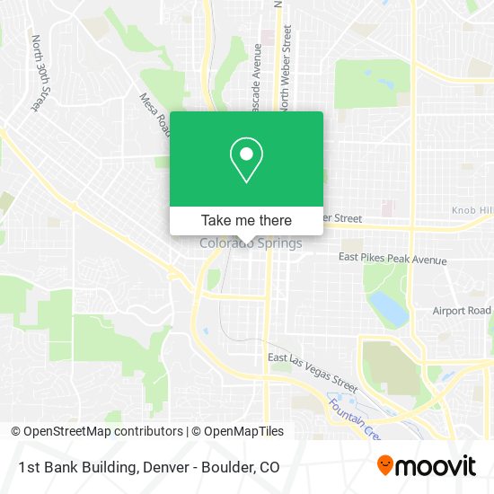 1st Bank Building map