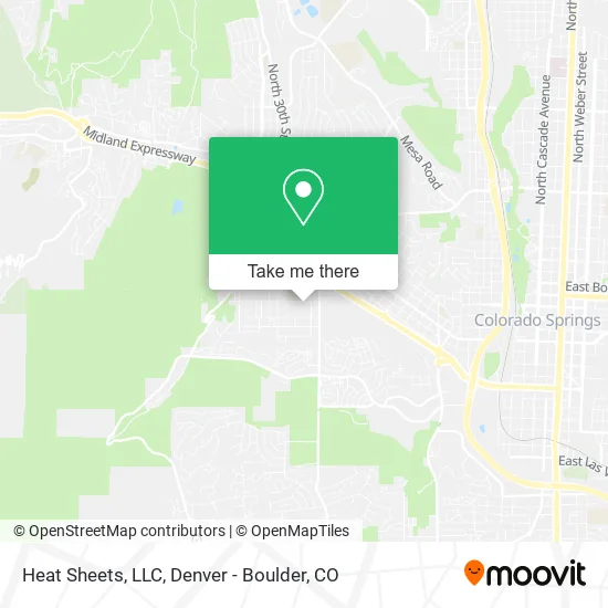 Heat Sheets, LLC map