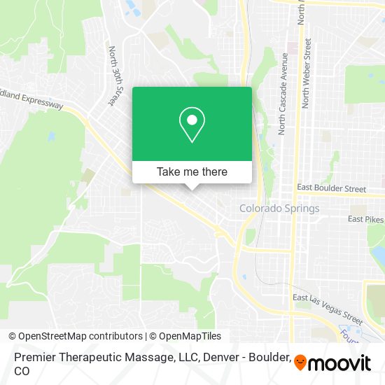 Mapa de Premier Therapeutic Massage, LLC