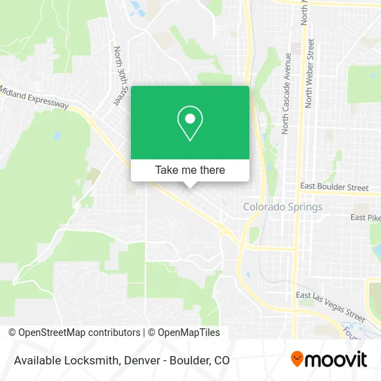 Available Locksmith map