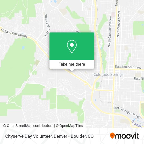 Cityserve Day Volunteer map