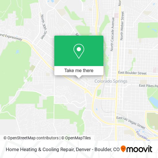 Home Heating & Cooling Repair map