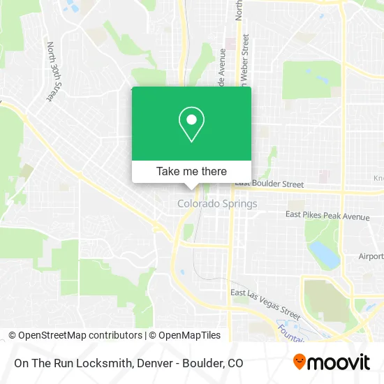 On The Run Locksmith map