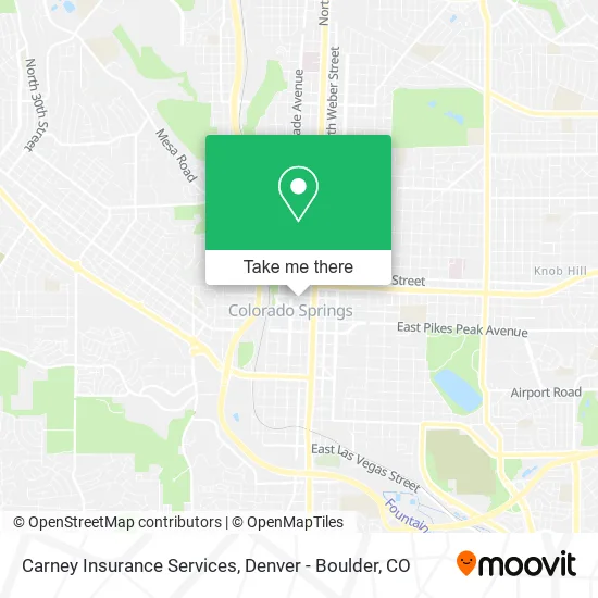 Carney Insurance Services map