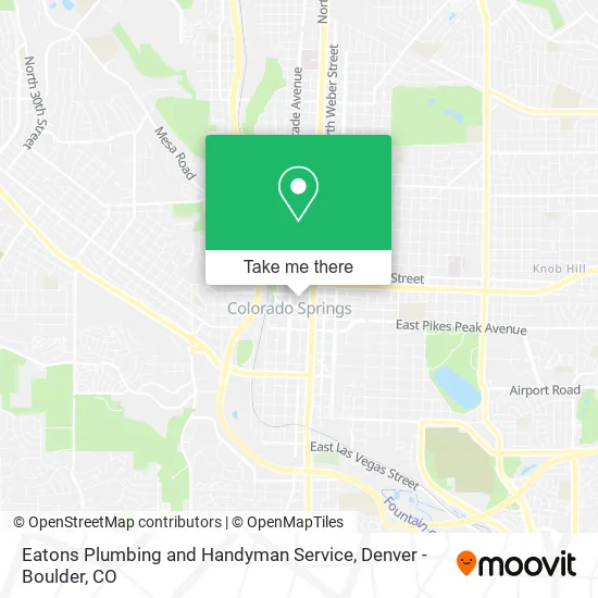 Eatons Plumbing and Handyman Service map
