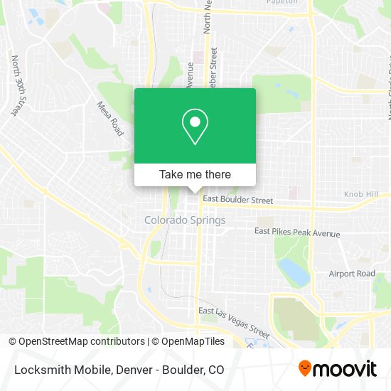 Locksmith Mobile map