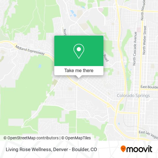 Living Rose Wellness map