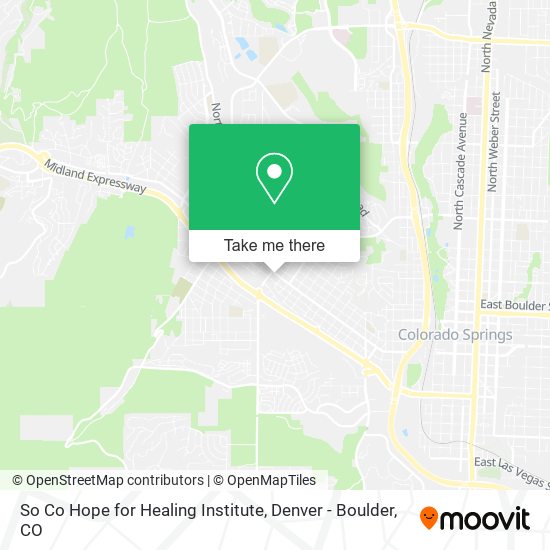 Mapa de So Co Hope for Healing Institute