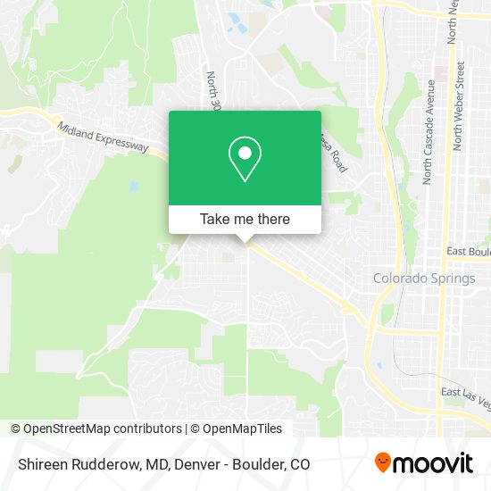 Shireen Rudderow, MD map