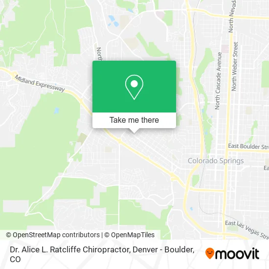 Dr. Alice L. Ratcliffe Chiropractor map
