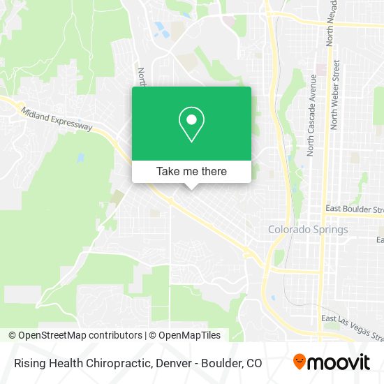 Rising Health Chiropractic map
