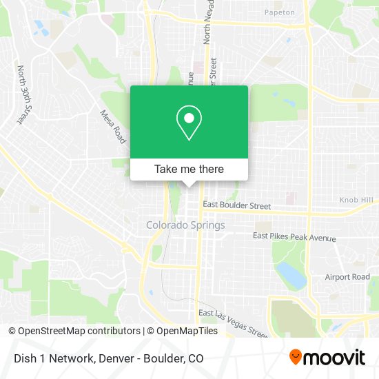 Dish 1 Network map