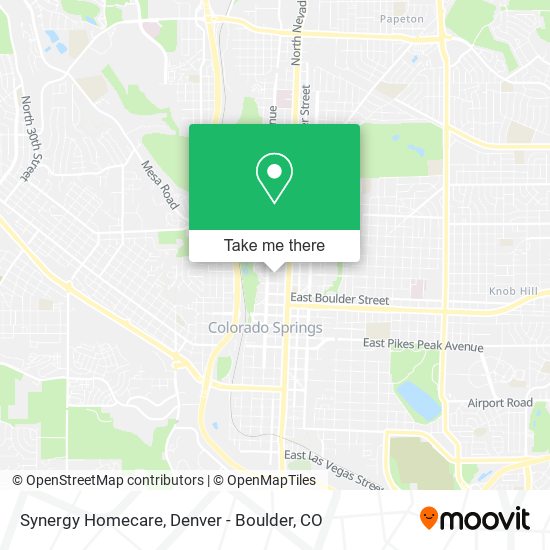 Synergy Homecare map