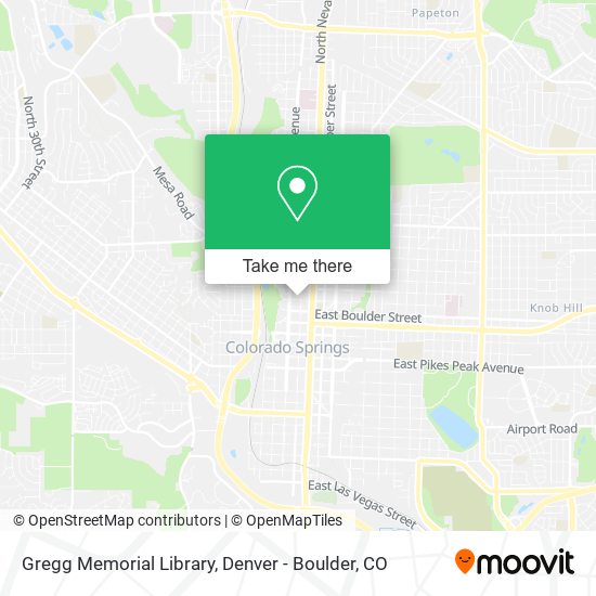 Mapa de Gregg Memorial Library