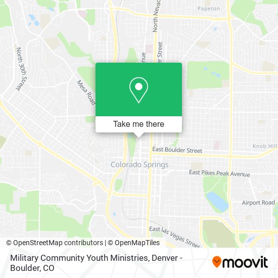 Military Community Youth Ministries map