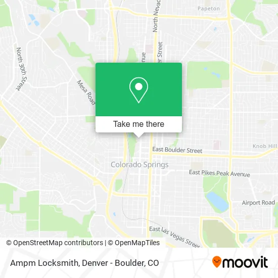 Ampm Locksmith map