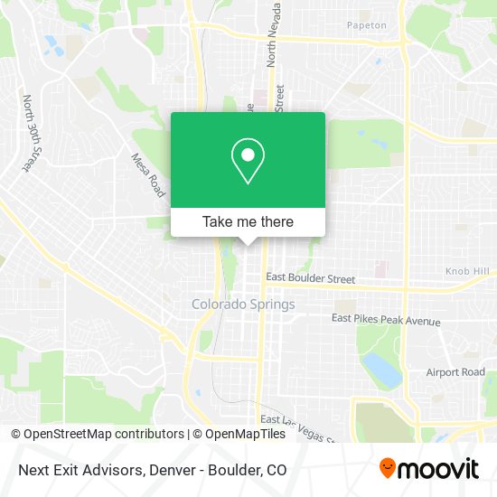 Next Exit Advisors map