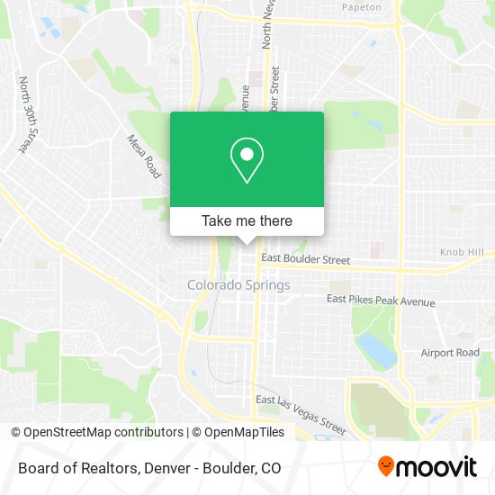 Board of Realtors map