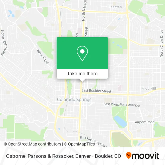 Osborne, Parsons & Rosacker map