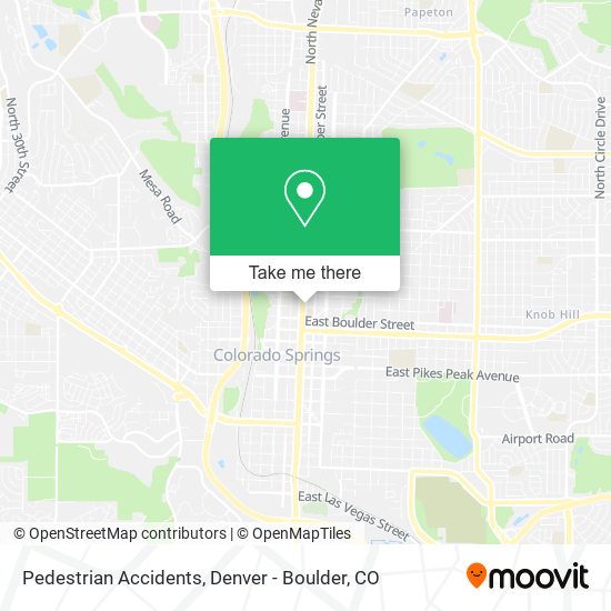 Mapa de Pedestrian Accidents
